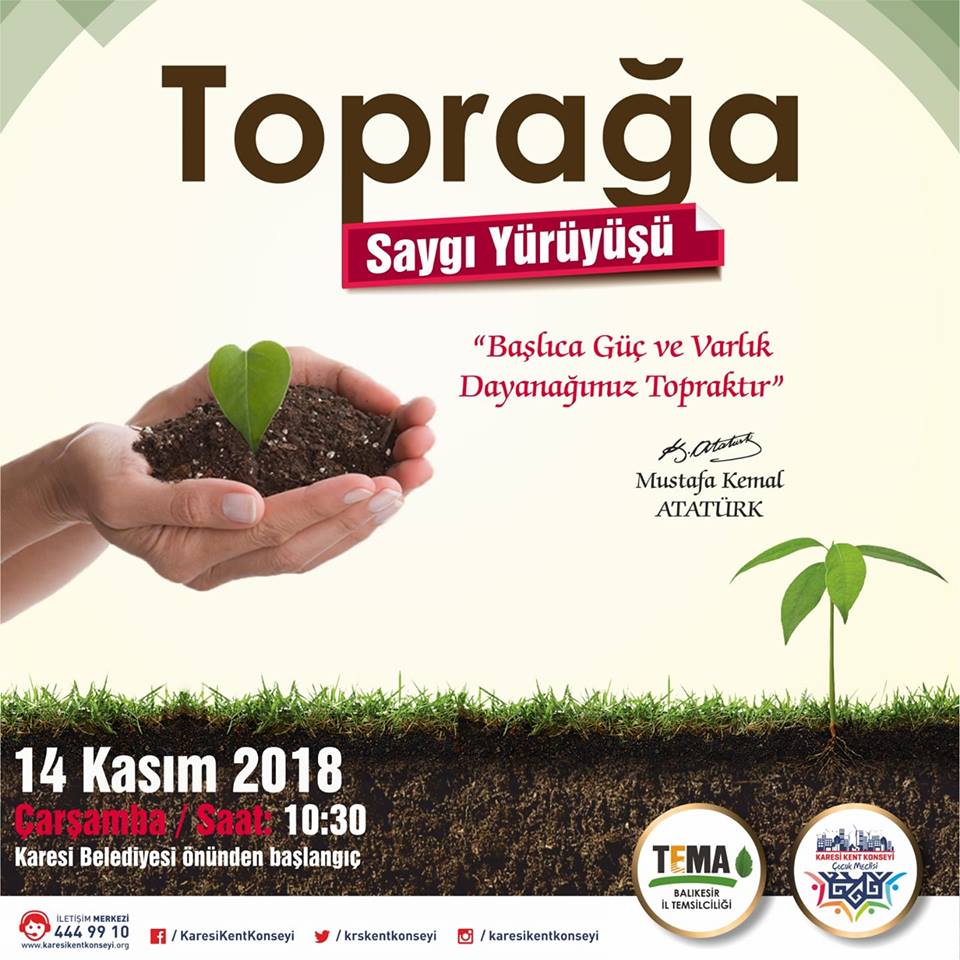 TOPRAĞA SAYGI YÜRÜYÜŞÜ’NDE BULUŞALIM