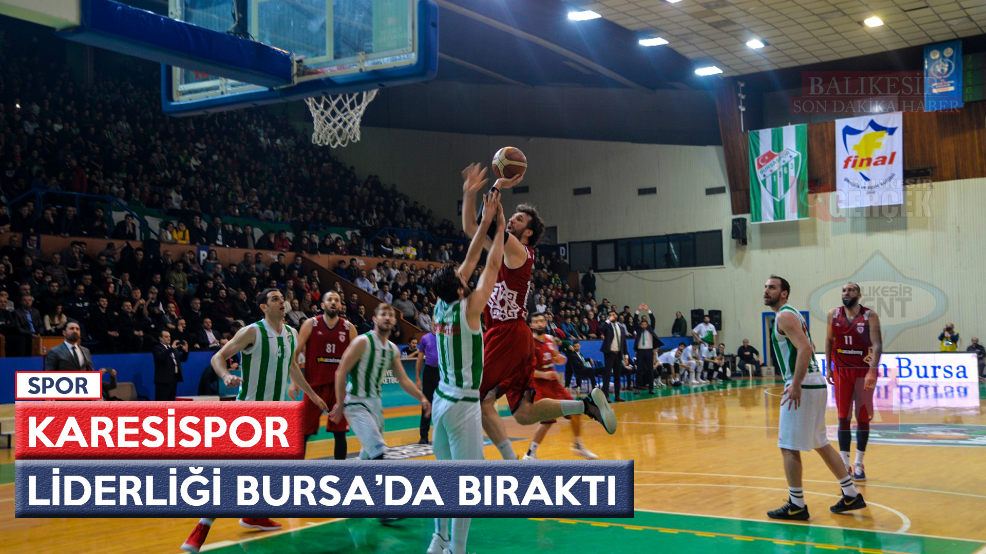 KARESİSPOR LİDERLİĞİ BURSA’DA BIRAKTI