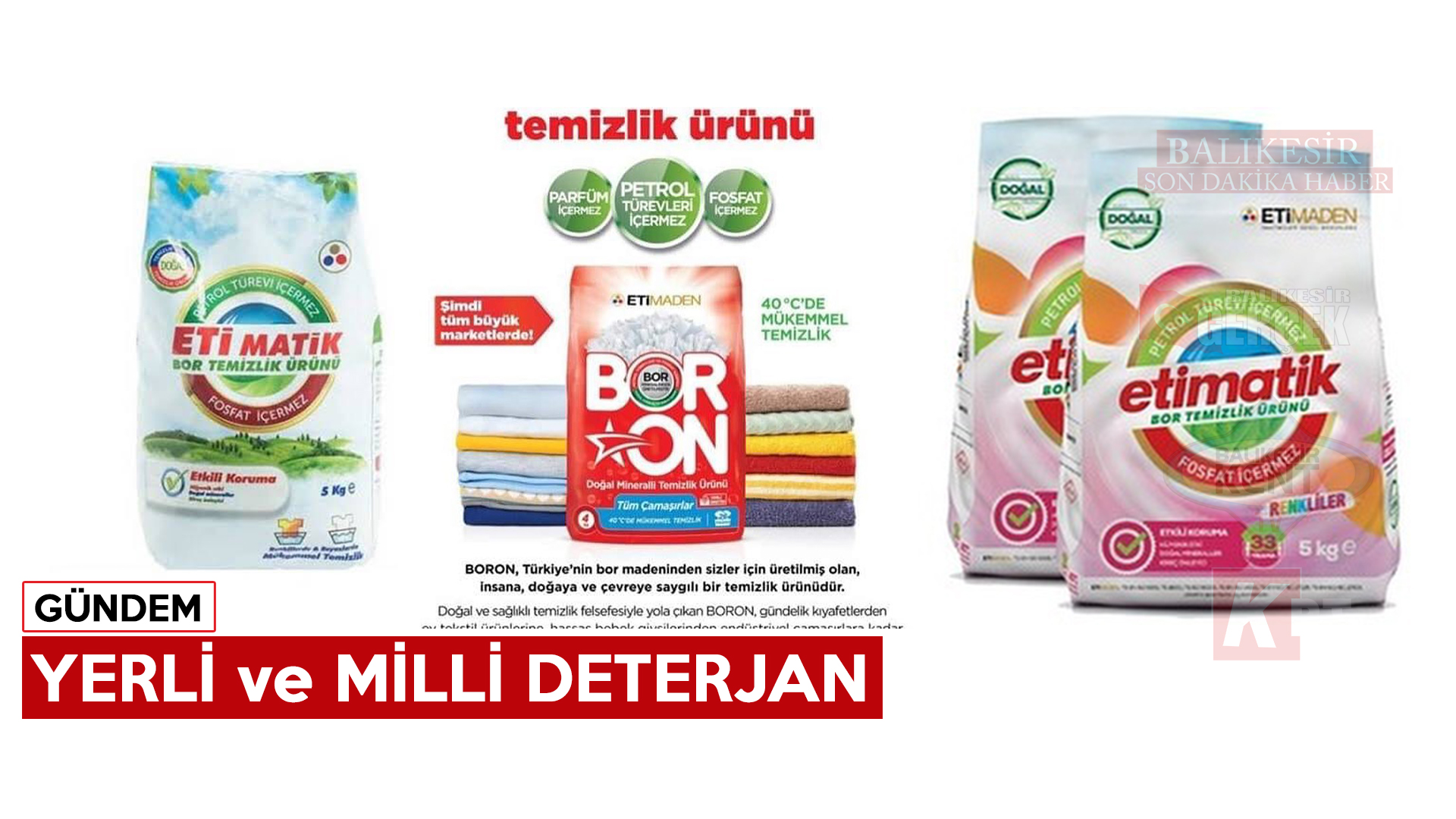 YERLİ ve MİLLİ DETERJAN