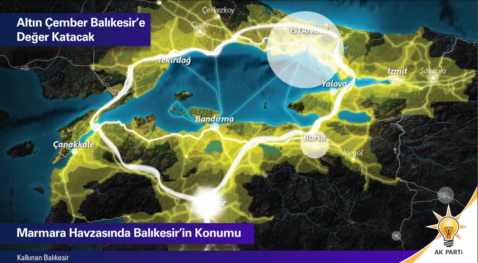 ALTIN ÇEMBER İLE KALKINAN BALIKESİR