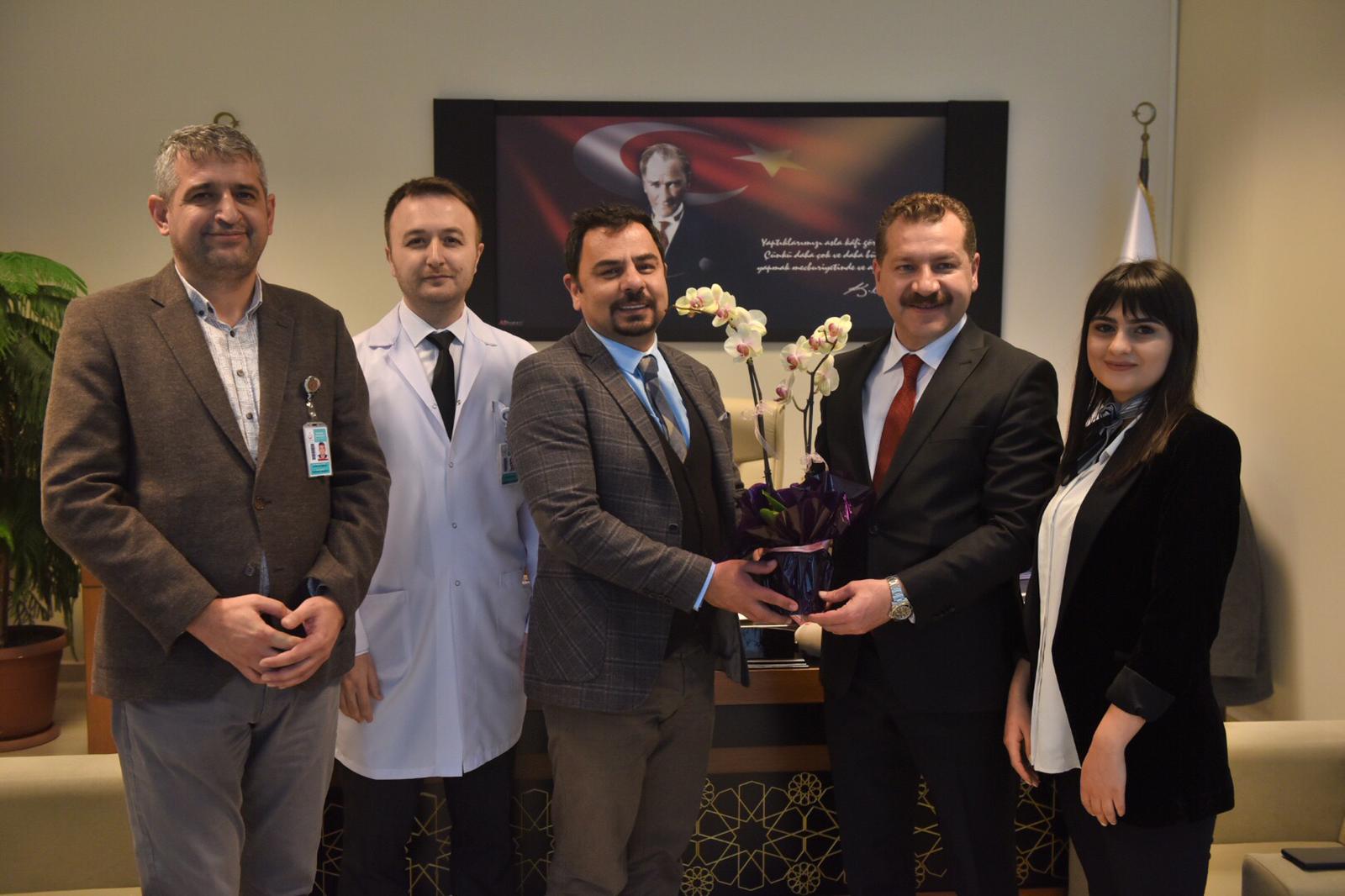 YÜCEL YILMAZ’DAN TIP BAYRAMI ZİYARETİ