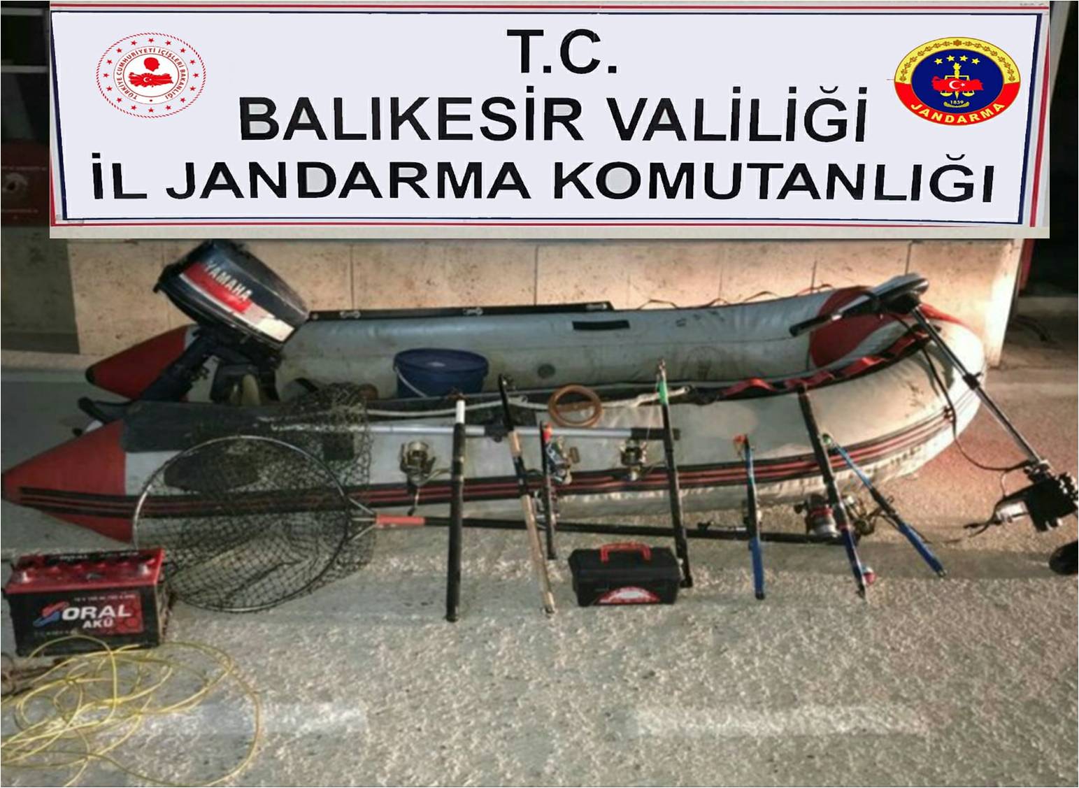 KAÇAK AVLANAN BALIKÇILARA 13 BİN 168 LİRA CEZA