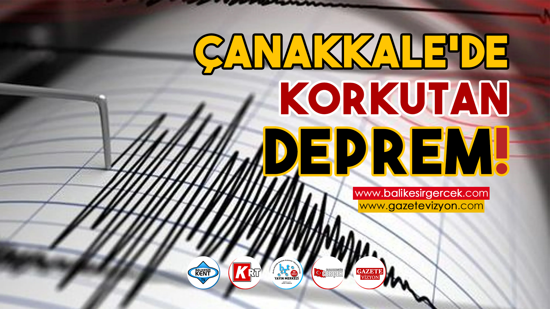 ÇANAKKALE’DE KORKUTAN DEPREM!