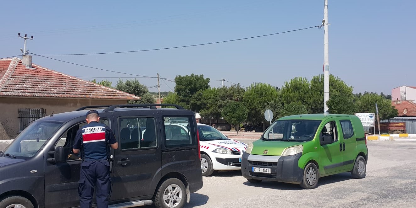 JANDARMADAN TRAFİK DENETİMİ