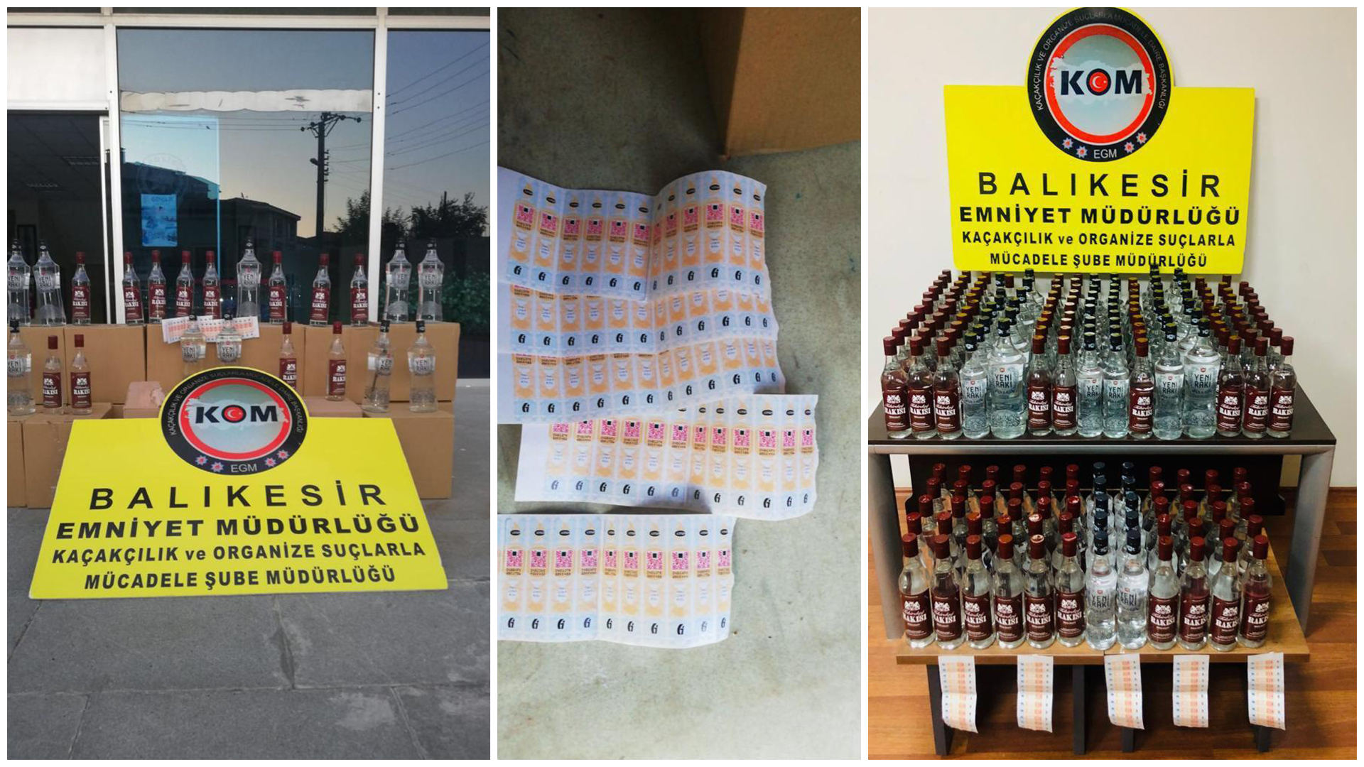 POLİS, KAÇAK VE SAHTE İÇKİYE GEÇİT VERMEDİ