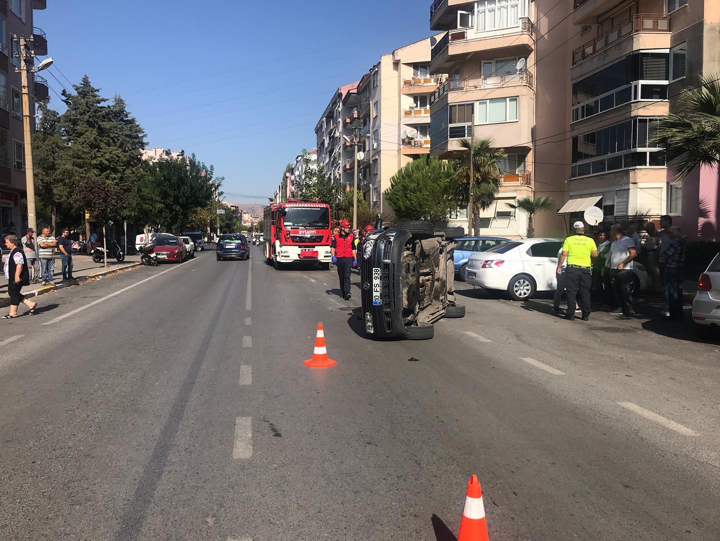 BÖYLE TRAFİK KAZASI ANCAK FİLMLERDE OLUR﻿