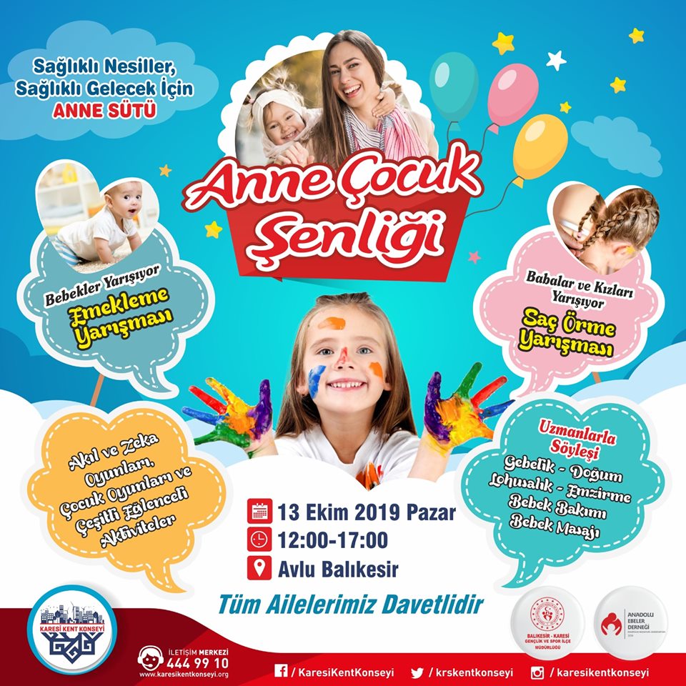 KARESİ KENT KONSEYİ’NDEN ANNE ÇOCUK ŞENLİĞİ