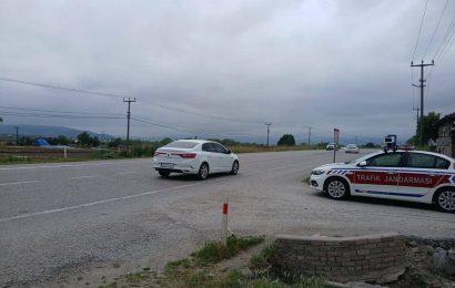 Balıkesir İl Jandarma Komutanlığı Trafik Jandarmasının Hız Denetimi Faaliyeti