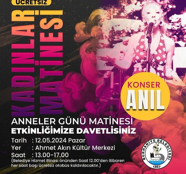 Ücretsiz Matine Anneler Günü İçin Düzenlenecek