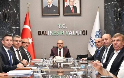 Balıkesir’de Gönen Tarıma Dayalı İhtisas Sera Organize Sanayi Bölgesi Gelişme Toplantısı