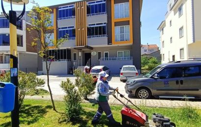 Park ve Bahçeler Müdürlüğü Ekipleri Düzenli Bakım Çalışmalarını Sürdürüyor