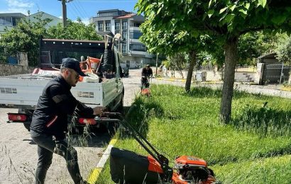Park ve Bahçeler Müdürlüğü Ekipleri, Çevre Temizliği ve Doğal Alan Bakımını Sürdürüyor