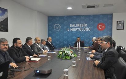 İl Müftülüğü İstişare Toplantısı Hizmetlerin Verimliliğini Arttırmak Amacıyla Yapıldı