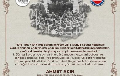 Balıkesir Liseli Keşşaflar Müzesi 25 Mayıs’ta Açılıyor
