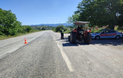 Balıkesir İl Jandarma Komutanlığı Tarım Araçları Denetimi Yaptı