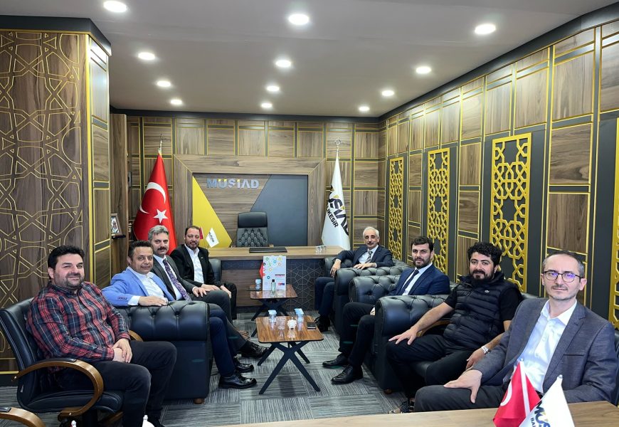 Tarım ve Kırsal Kalkınmayı Destekleme Kurumu’nun İl Koordinatörü Murat Kar, Müstakil Sanayici ve İşadamları Derneği’nin Yeni Şube Başkanı Tuğrul Demirbaş’ı Ziyaret Etti