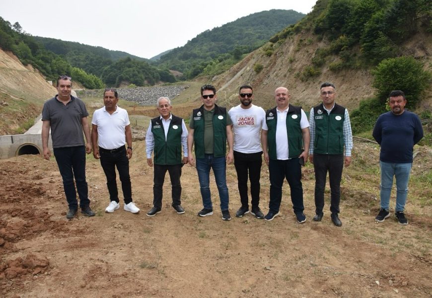 DSİ 25. Bölge Müdürlüğü, Çavuş Göleti İnşaatını Yerinde İnceledi