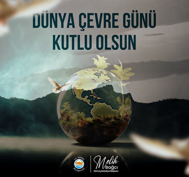 Gömeç Belediyesi’nden Dünya Çevre Günü’nde Örnek Etkinlik
