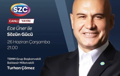 Turhan Çömez Bu Akşam Sözcü TV’de Siyasi Gelişmeleri Değerlendirecek