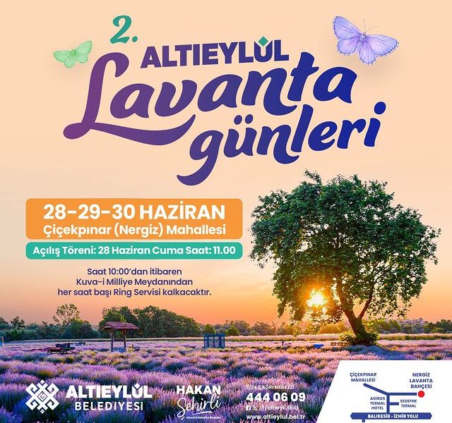Altıeylül Lavanta Günleri Başlıyor