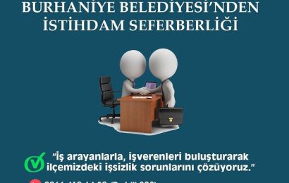 Burhaniye Belediyesi’nden İstihdam Seferberliği