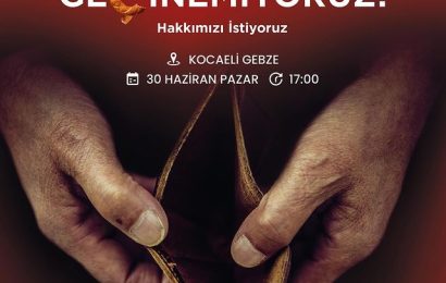 CHP’li Serkan Sarı’dan Gebze’de Ekonomik Sıkıntılar İçin Toplanma Çağrısı