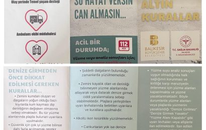 Edremit’te Boğulma Olaylarına Karşı Sıkı Denetim ve Bilinçlendirme Seferberliği