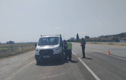 Balıkesir’de Yük Taşıyan Araçlara Özel Denetim: 415 Araç Kontrol Edildi