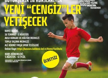 Balıkesir Büyükşehir Belediyesi Spor Okulları Geleceğin Sporcularını Yetiştirecek