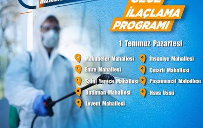 Bandırma Belediyesi’nden Yaz Aylarına Yönelik Haşere İlaçlama Çalışmaları