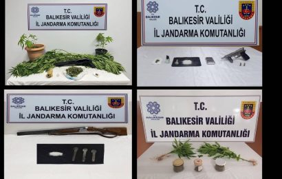 Balıkesir’de Uyuşturucu Operasyonu: 4 Kişi Gözaltında