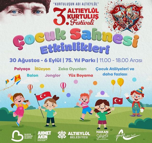 Altıeylül Belediyesi’nden Çocuklara Özel Festival