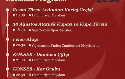 Ayvalık’ta 30 Ağustos Zafer Bayramı Coşkusu