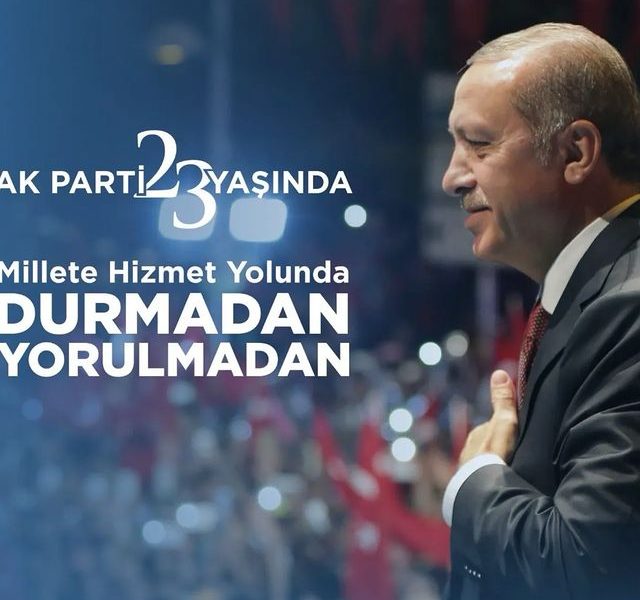 AK Parti 23. Kuruluş Yıl Dönümünü Coşkuyla Kutladı