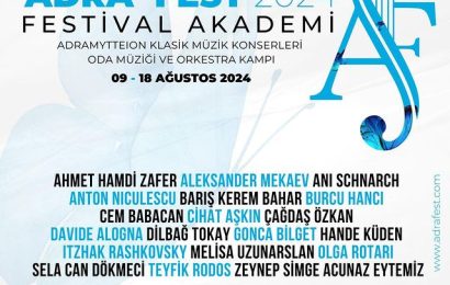 Uluslararası ADRA’FEST 2024 Festival Akademisi Burhaniye’de Başlıyor