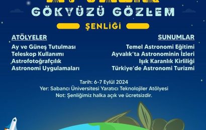 Ayvalık’ta Gökyüzü Gözlem Şenliği Heyecanı