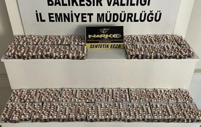 Balıkesir’de Büyük Narkotik Operasyonu: Binlerce Sentetik Hap Ele Geçirildi