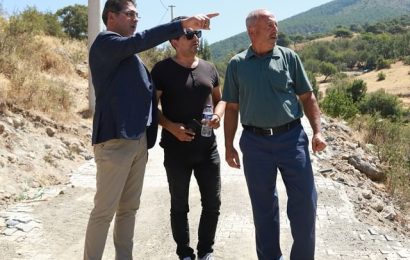 Burhaniye Belediyesi Kırsal Mahallelerde Hizmet Atağına Devam Ediyor