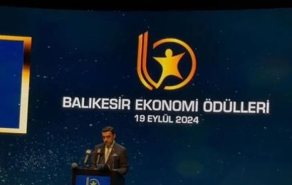İyi Parti Balıkesir İl Başkanlığı, Ekonomi Ödülleri Programına Katıldı