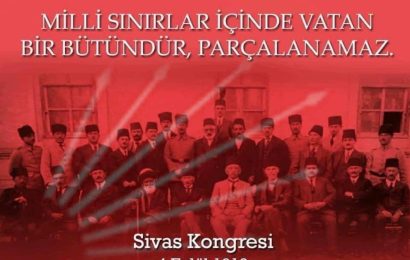 Sivas Kongresi’nin 105. Yılında Mustafa Kemal Atatürk ve Silah Arkadaşları Anıldı