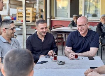 CHP Heyeti Gökköy’de Muhtar ve Sakinlerle Buluştu