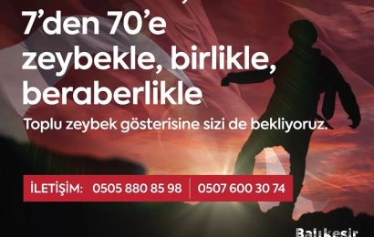 Balıkesir’de Özel Zeybek Gösterisi Cumhuriyet Bayramı’na Özel Düzenleniyor