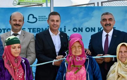 Balya’nın Kurtuluş Yıl Dönümünde Yeni Hizmetler Hayata Geçirildi