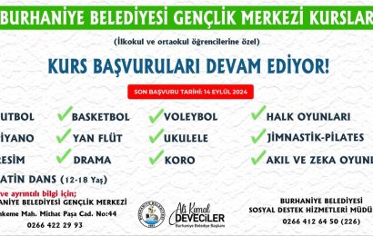 Burhaniye Belediyesi’nden Öğrencilere Eğitici ve Eğlenceli Kurs Fırsatı