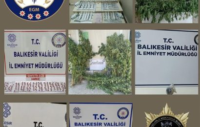 Balıkesir’de Narkotik Operasyonlarında Büyük Başarı