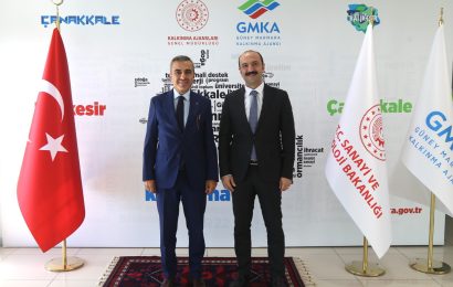 Güney Marmara Kalkınma Ajansı Genel Sekreteri Onur Adıyaman Erdek Kaymakamı Atakan Atasoy’u Ziyaret Etti