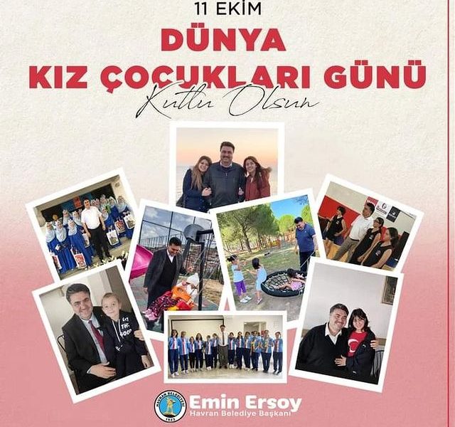 Havran Belediyesi Dünya Kız Çocukları Günü’nde Önemli Bir Mesaj Yayımladı