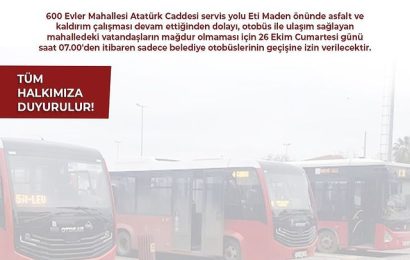 Bandırma’da Asfalt ve Kaldırım Çalışmaları Nedeniyle Yol Düzenlemesi Yapılacak