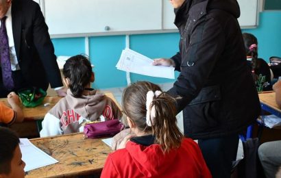 Gömeç İlçe Milli Eğitim Müdürü Ulubeyler İlk-Ortaokulu’nu ziyaret etti