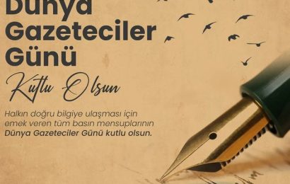 Basın Mensupları Dünya Gazeteciler Günü’nü Kutladı